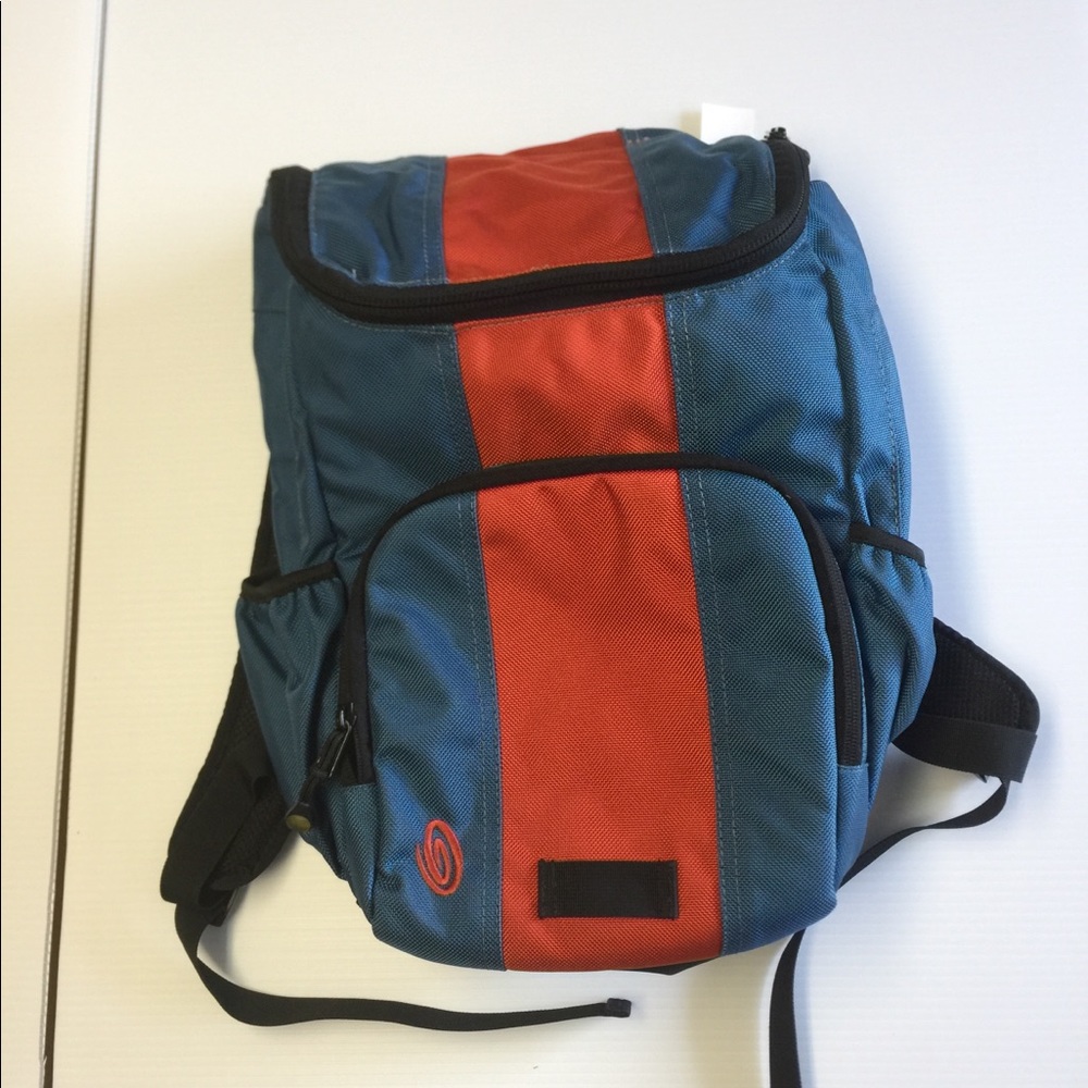 EUC TIMBUK2 Backpack Laptop Orange Blue Clean